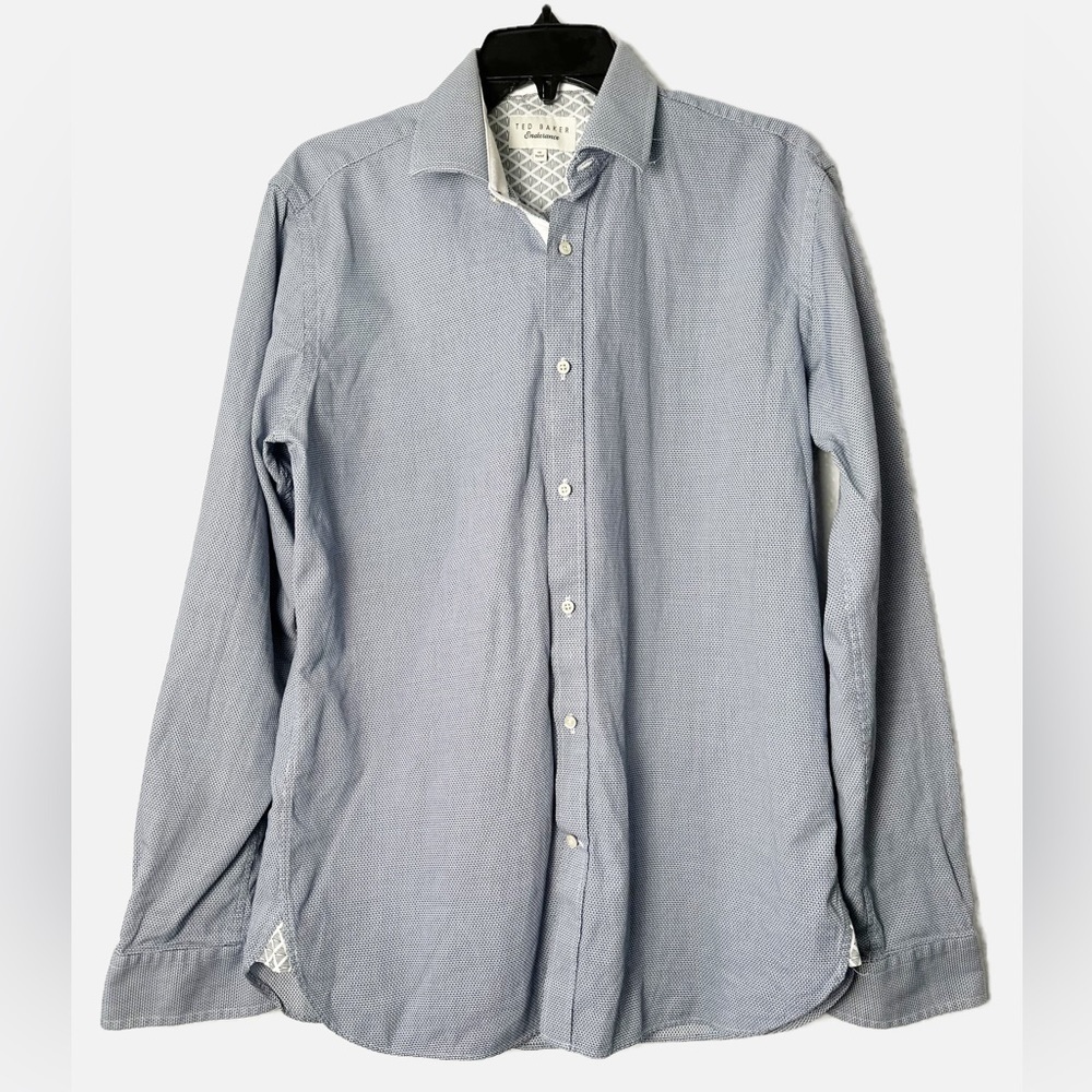 Ted Back Endurance Button Down Blue Shirt